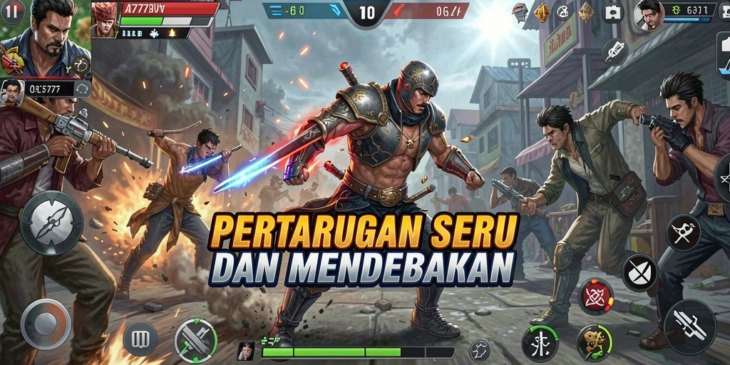 Tampilan gameplay A7777 yang seru dan mendebarkan.