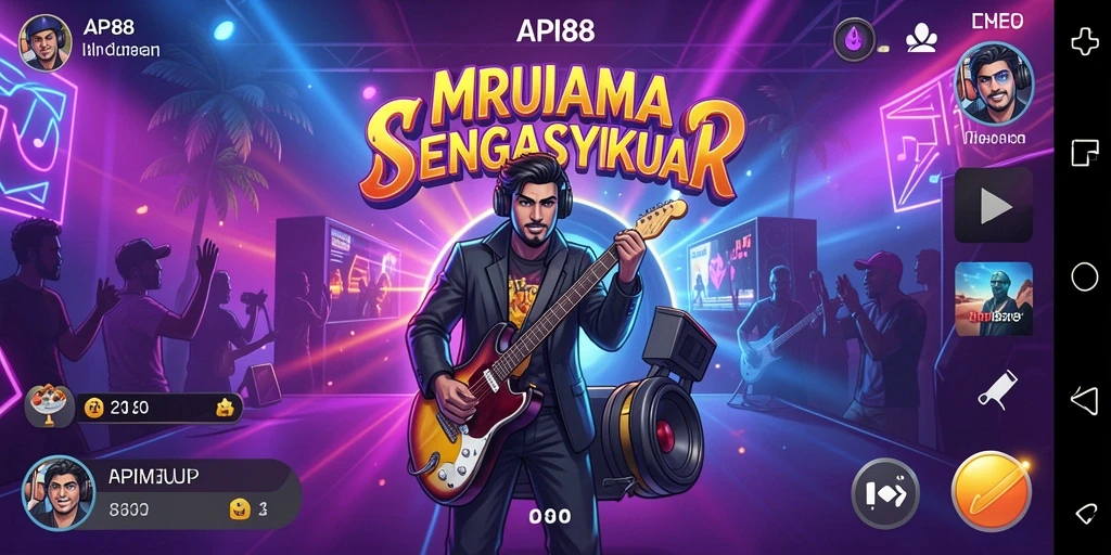 Tampilan gameplay API88 yang menarik dengan berbagai pilihan musik.