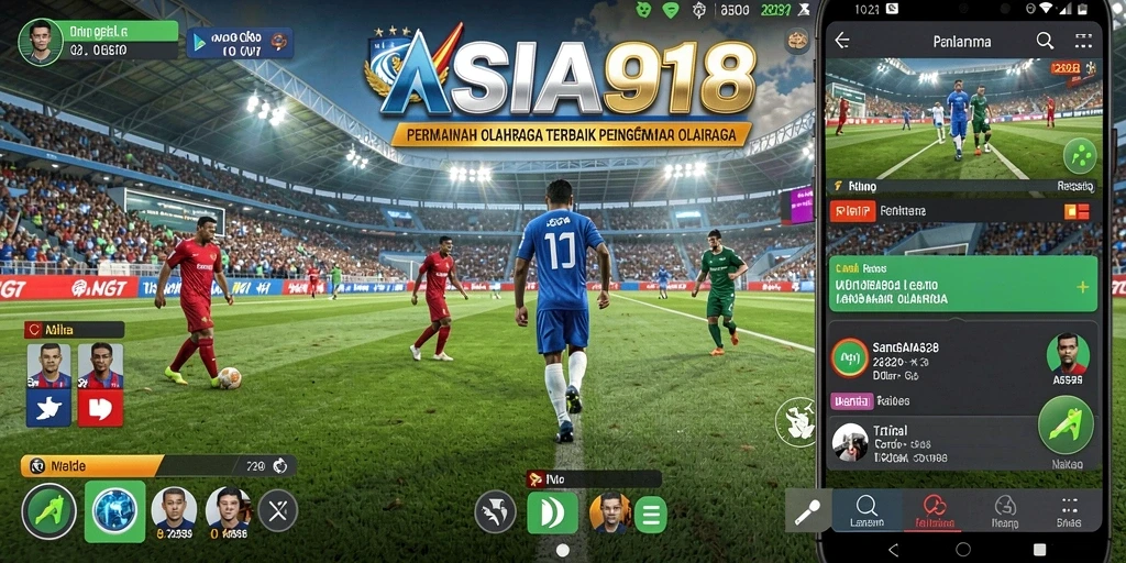 Tampilan menarik dari gameplay ASIA918 saat bermain olahraga.