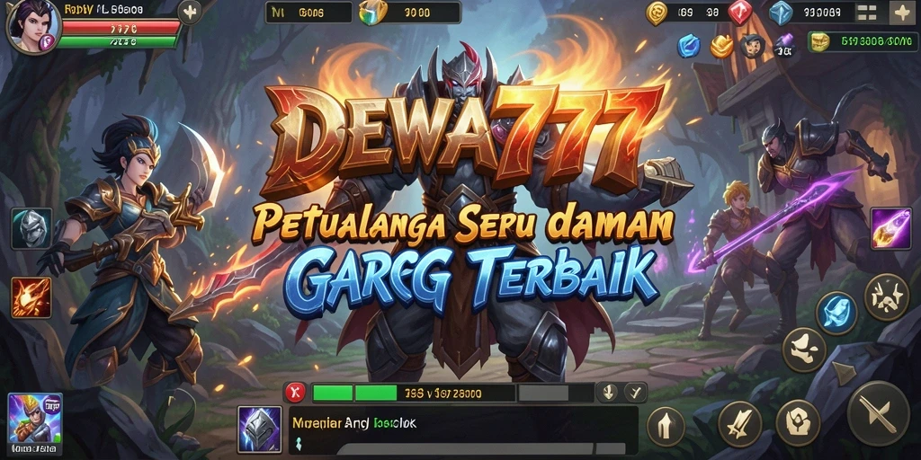 Screenshot DEWA777 menampilkan aksi pertempuran yang mendebarkan dalam dunia ARPG.