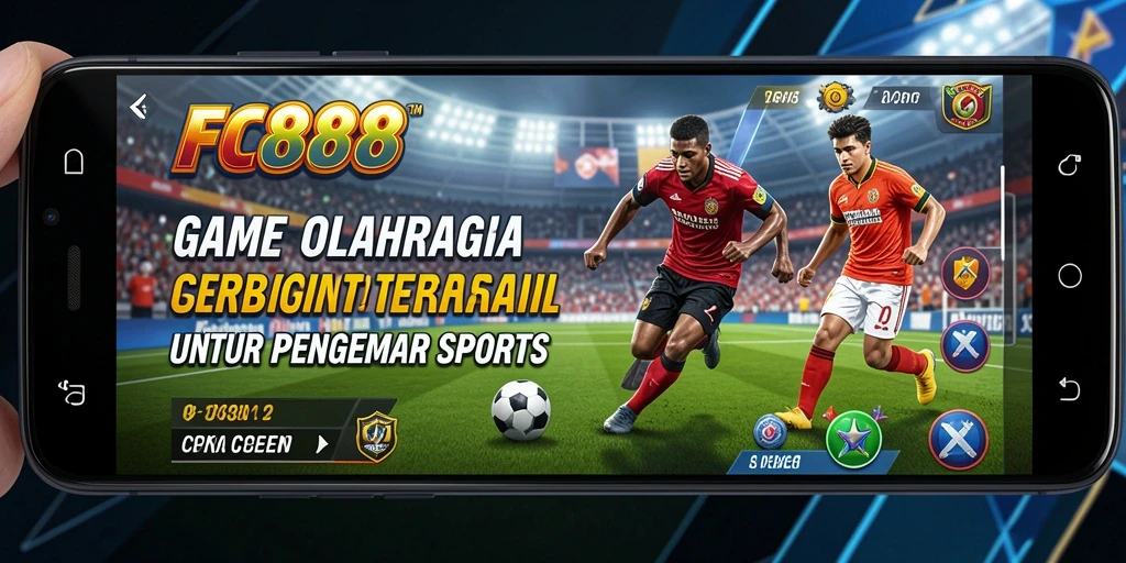 Tampilan gameplay FC888 dengan aksi olahraga yang seru.