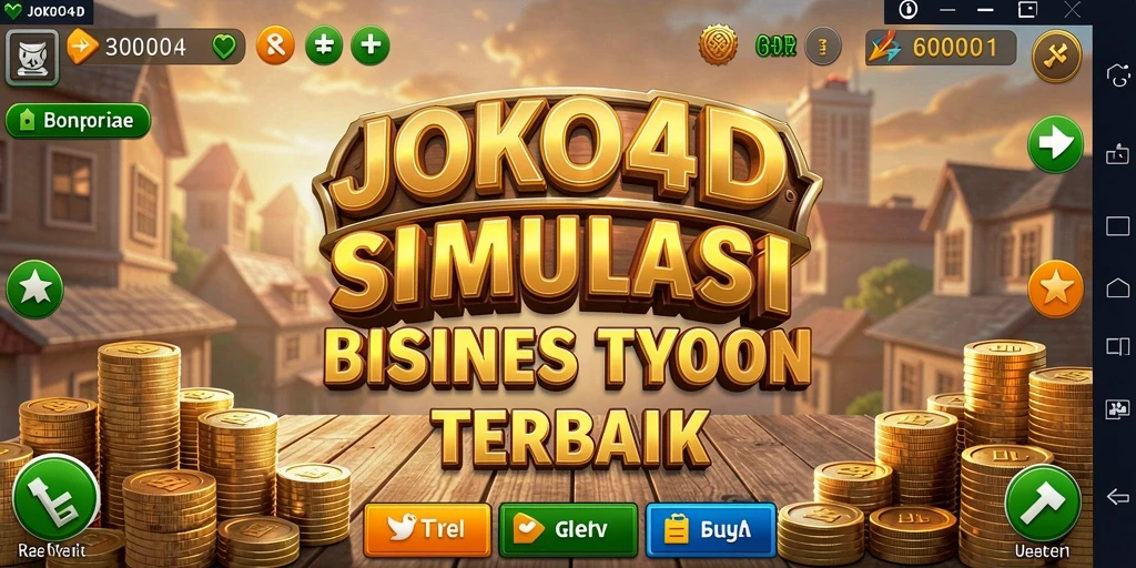 Tampilan gameplay seru dalam simulasi Tycoon JOKO4D.