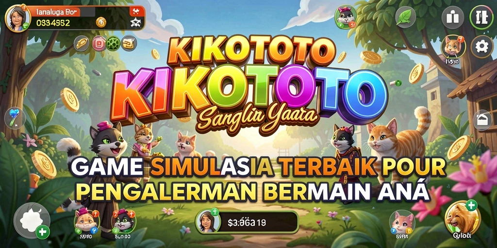 Tangkapan layar KIKOTOTO menunjukkan aksi gameplay simulasi yang menarik dan interaktif.