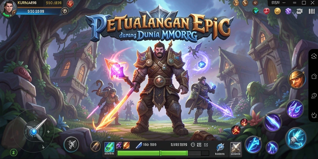 Screenshot menampilkan gameplay petualangan menakjubkan di KURNIA898.
