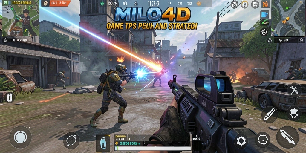 Tampilan gameplay seru dari MILO4D yang penuh aksi TPS.