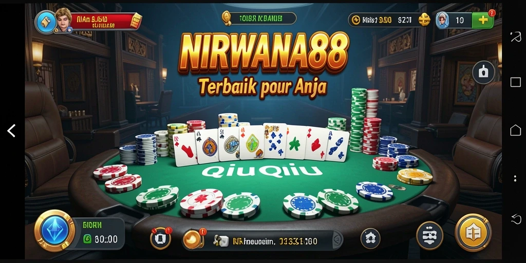 Tampilan gameplay QiuQiu yang seru di NIRWANA88.