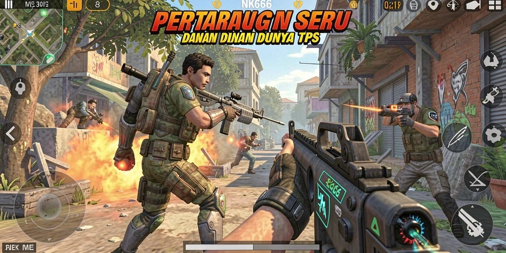 Gameplay intens di dunia TPS yang menarik.
