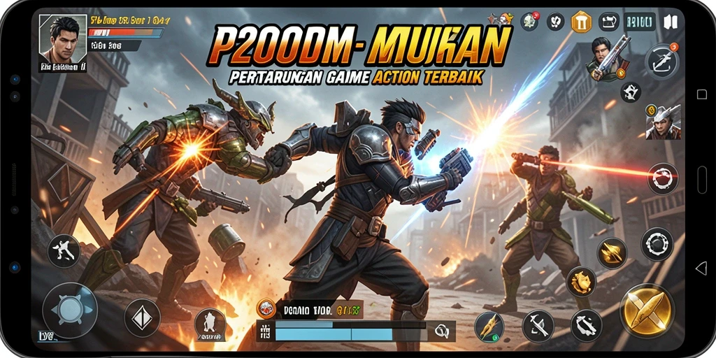 Gameplay intens dan grafis memukau di P200M.