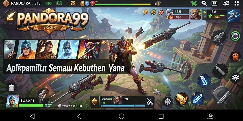 Screenshot utama PANDORA99 menampilkan antarmuka aplikasi Utility yang ramah pengguna.