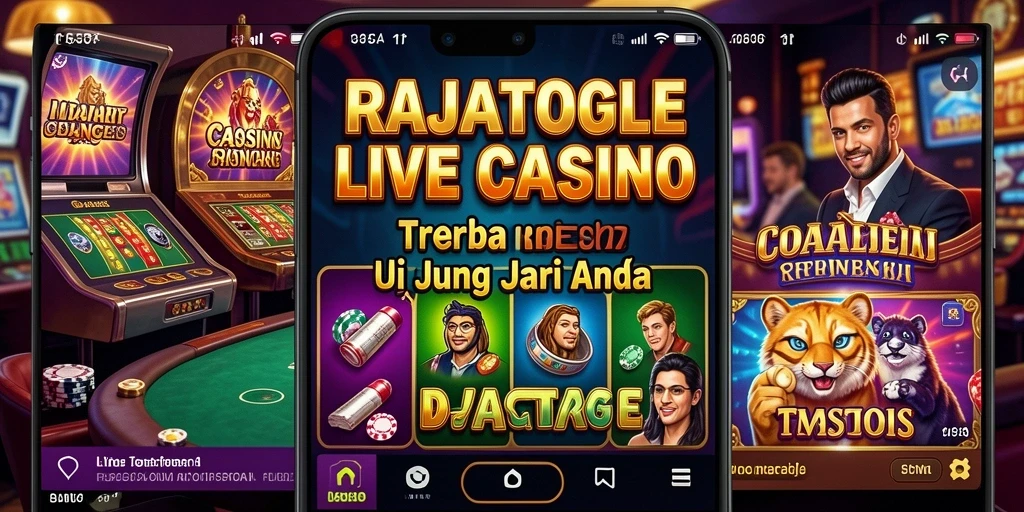 Tampilan gameplay menegangkan di RAJATOGEL dengan dealer langsung.