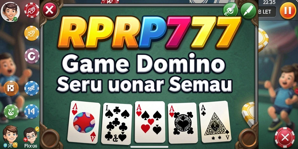 Tampilan aksi seru dalam permainan domino RPRP777 yang mendebarkan.