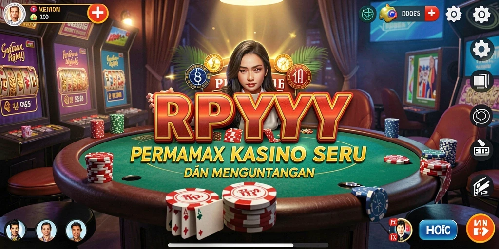 Screenshot gameplay RPYYY yang menampilkan keseruan permainan Kasino.