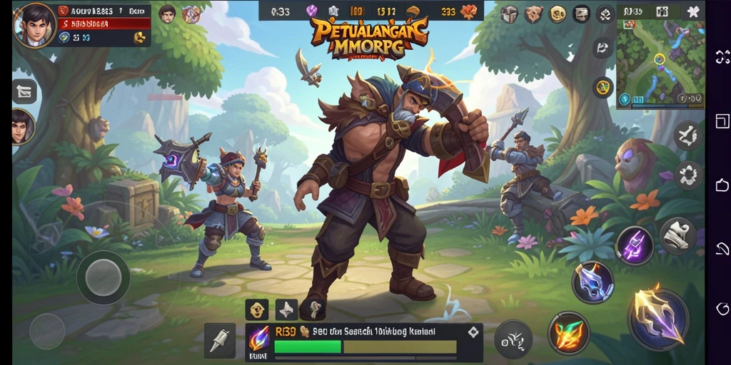 Gameplay menarik di dunia fantastis RR33 dengan grafis menawan.