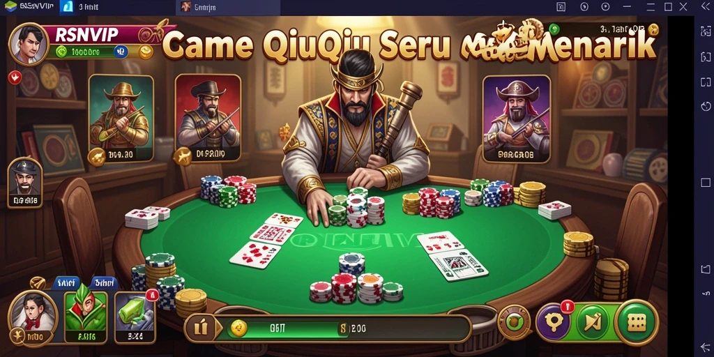 Tangkapan layar gameplay QiuQiu yang menarik dan penuh aksi.