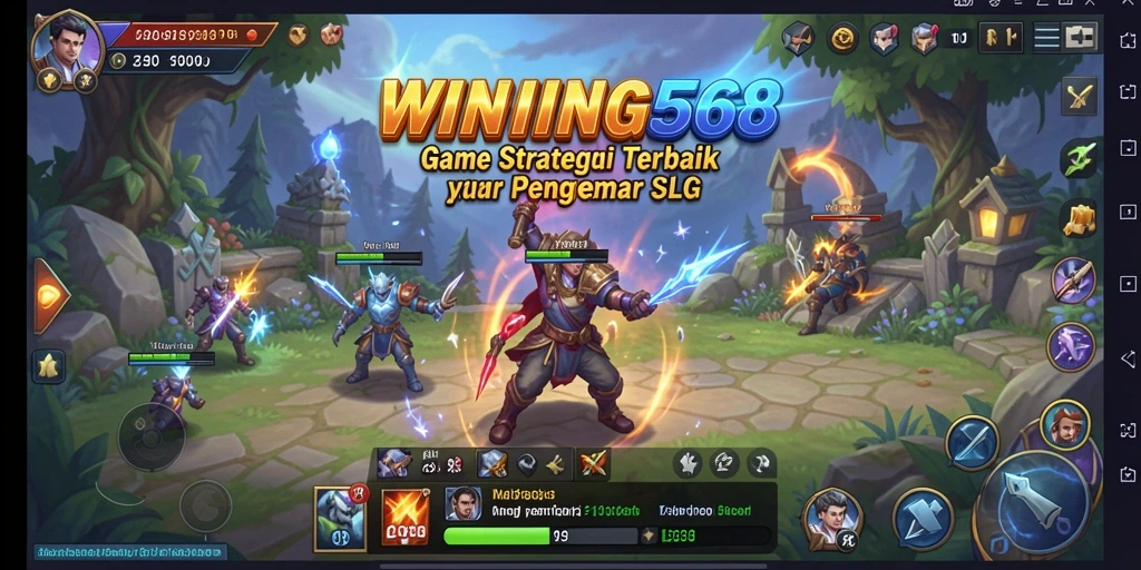Tampilan menarik dari gameplay WINNING568 yang strategis dan seru.