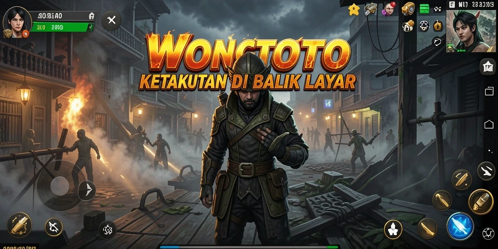 Gameplay seram dari WONGTOTO dengan atmosfer mencekam.