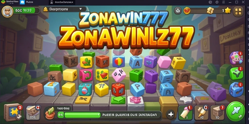 Screenshot gameplay ZONAWIN777 yang menunjukkan tantangan menarik dalam permainan puzzle.